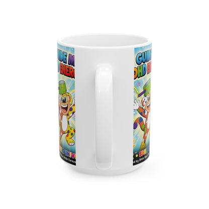 Potz™ Ceramic Mug – "I Guide My ADHD Energy!" Graphic Coffee Mug | Smile Universe Collection