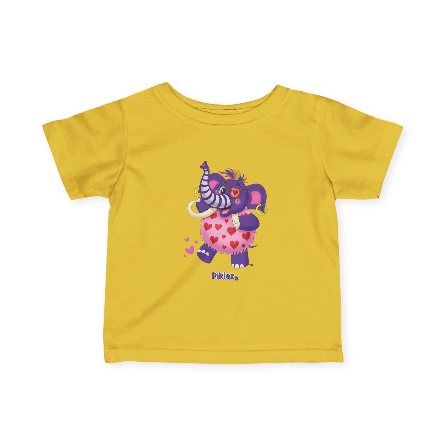 Piklez™ Infant Fine Jersey Tee – "Full of Love!" Graphic Shirt | Smile Universe Collection