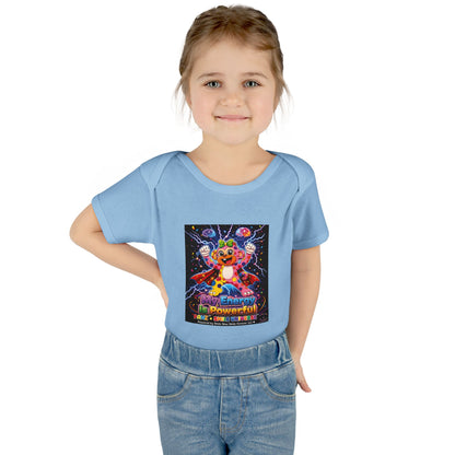 Panz™ Infant Baby Rib Bodysuit – "My Energy is Powerful" Graphic Onesie | Smile Universe Collection