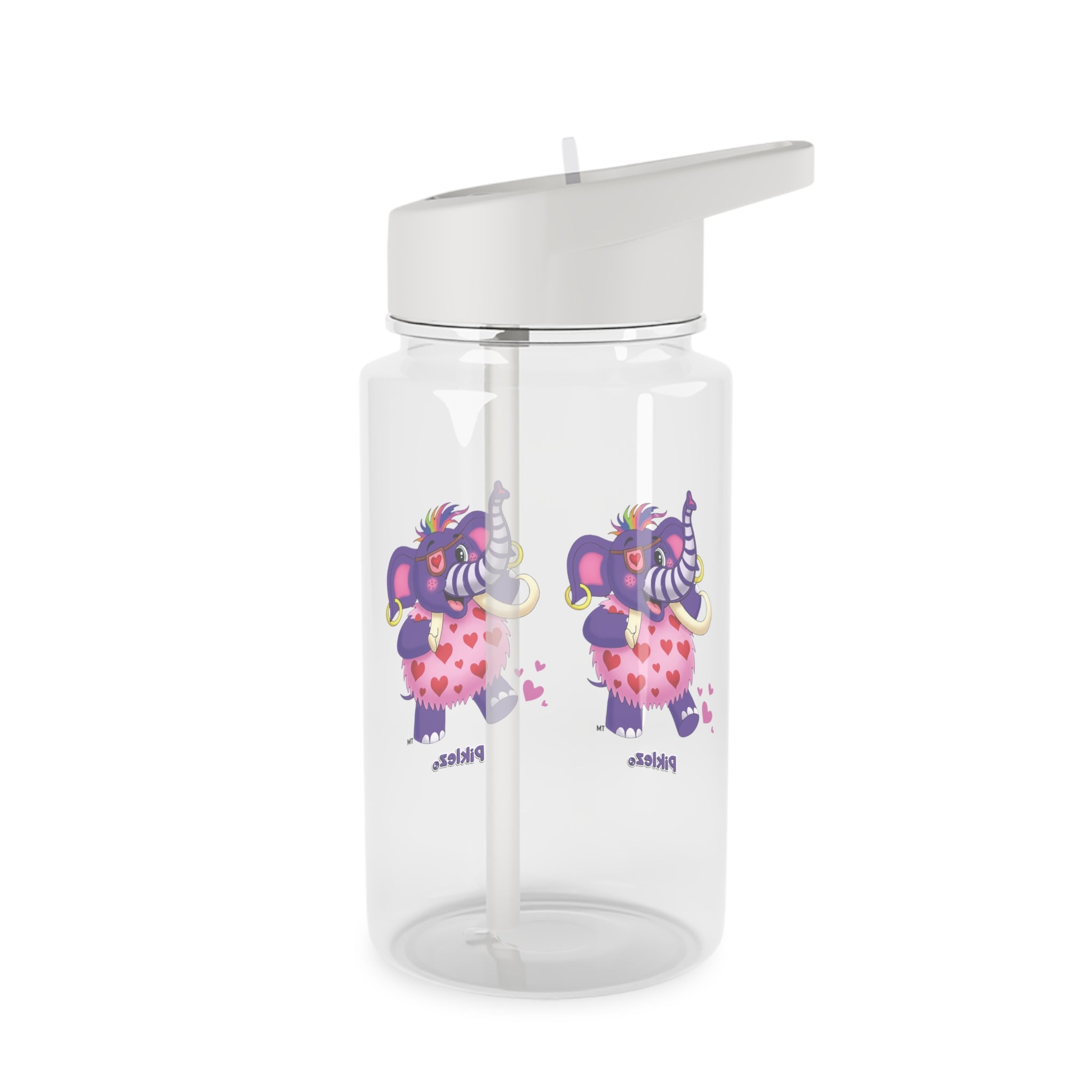 Piklez™ Tritan Water Bottle – "Full of Love!" Graphic | Smile Universe Collection