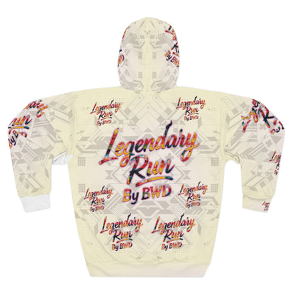 Legendary Run All-Over Print Hoodie — Pullover