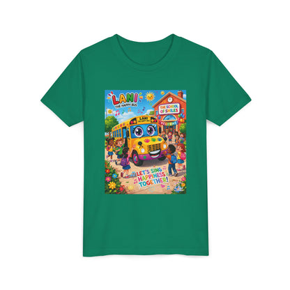 Lani™ Youth Short Sleeve Tee – "Let's Sing Happiness Together!" Graphic