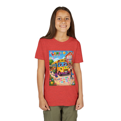 Lani™ Youth Short Sleeve Tee – "Let's Sing Happiness Together!" Graphic