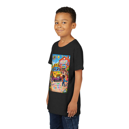 Lani™ Youth Short Sleeve Tee – "Let's Sing Happiness Together!" Graphic