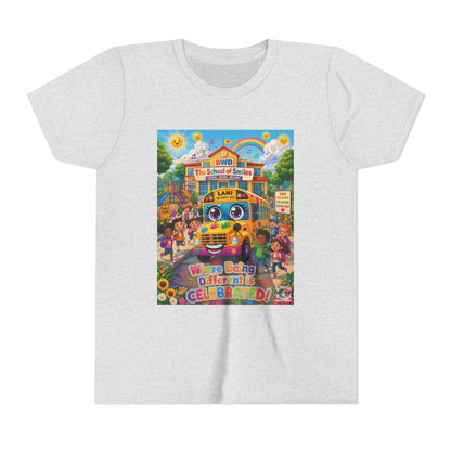 Lani™ Youth Short Sleeve Tee – "Where Being Different is CELEBRATED!" Graphic Shirt