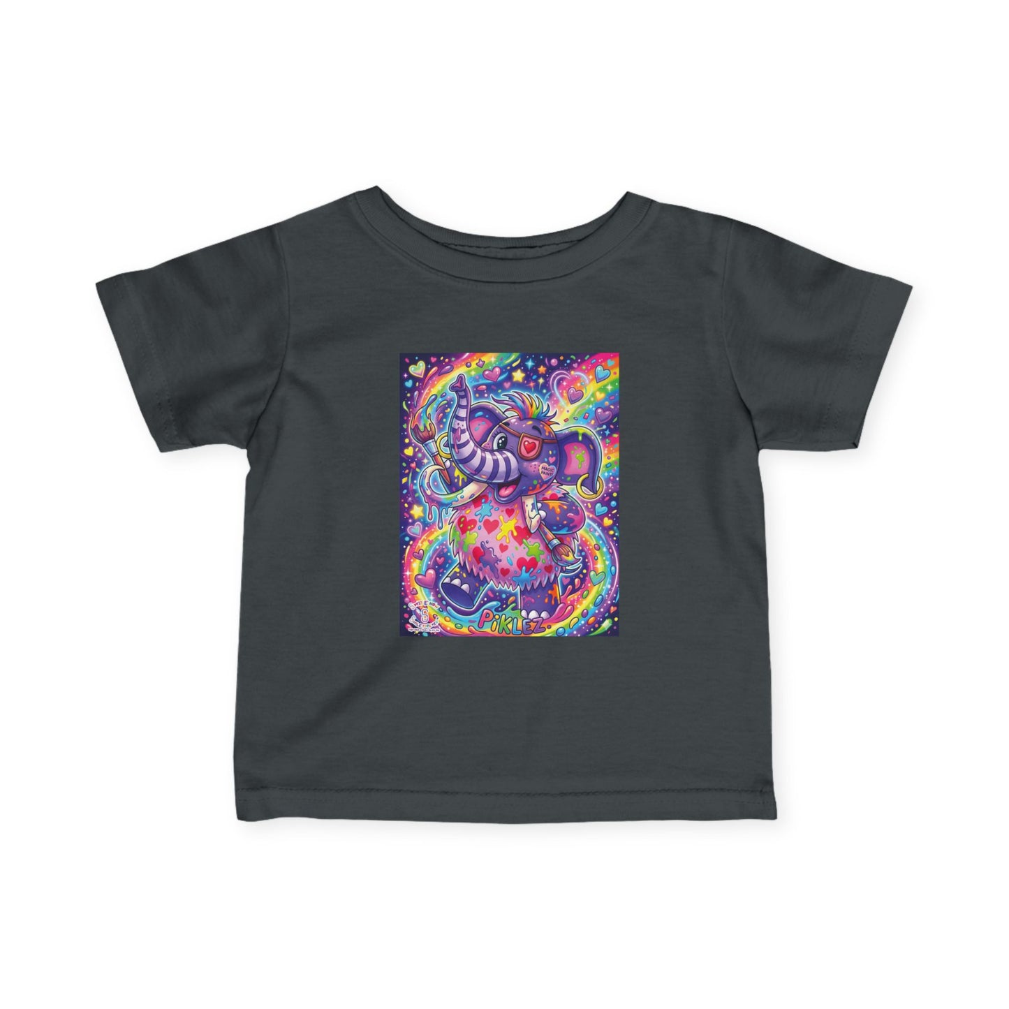 Piklez™ Infant Fine Jersey Tee – "Magic Paint!" Graphic Shirt | Smile Universe Collection