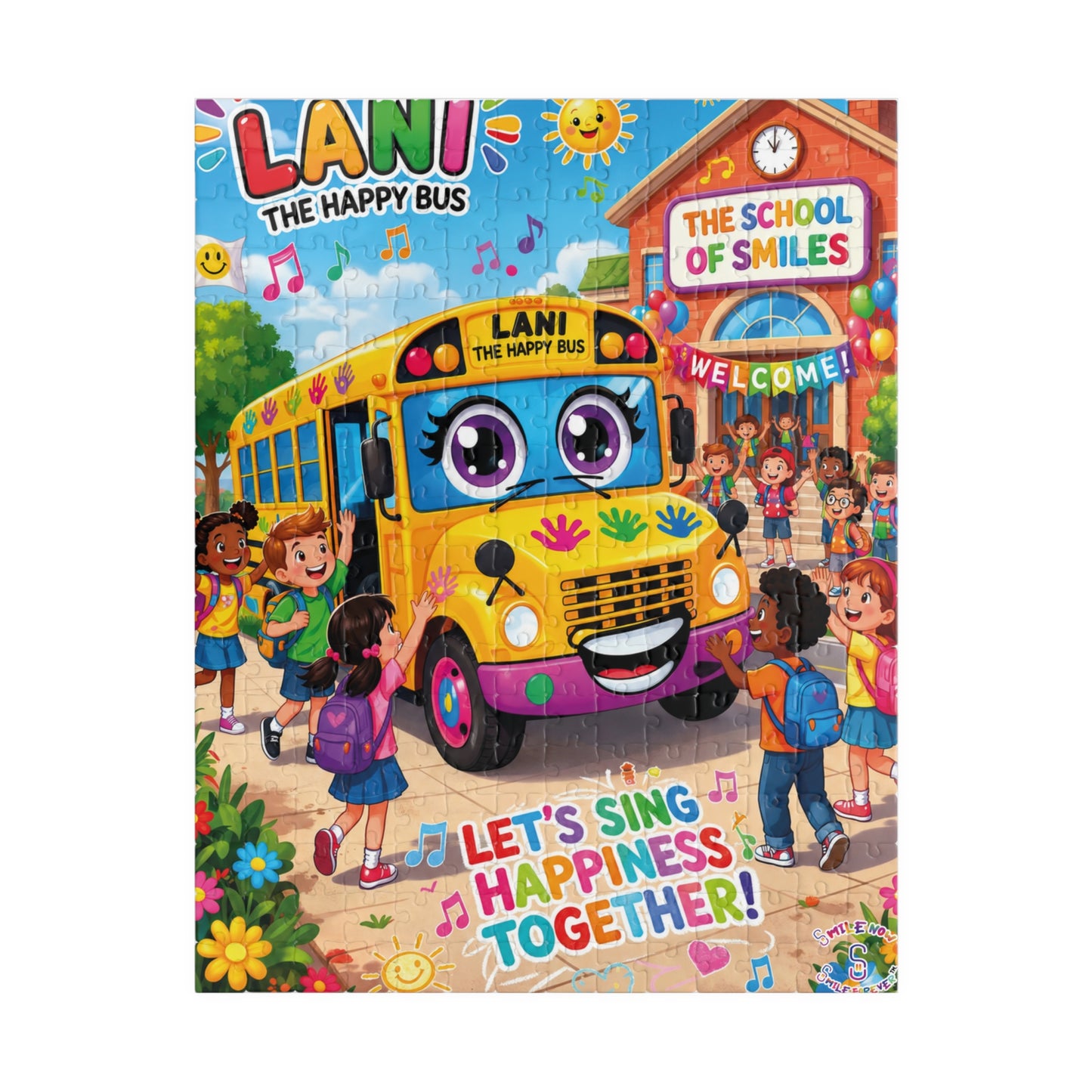 Lani™ Puzzle (110, 252, 520 & 1014-piece) – "Let's Sing Happiness Together!" Graphic