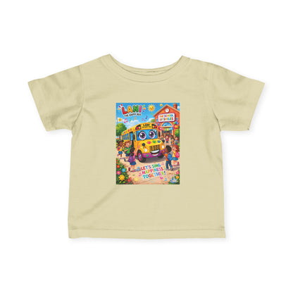 Lani™ Infant Fine Jersey Tee – "Let's Sing Happiness Together!" Graphic