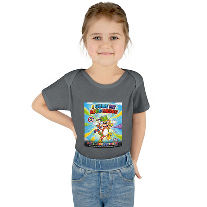 Potz™ Infant Baby Rib Bodysuit – "I Guide My ADHD Energy!" Graphic Onesie | Smile Universe Collection