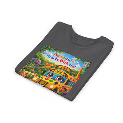 Lani™ Youth Short Sleeve Tee – "Adventure Starts With Us!" Graphic