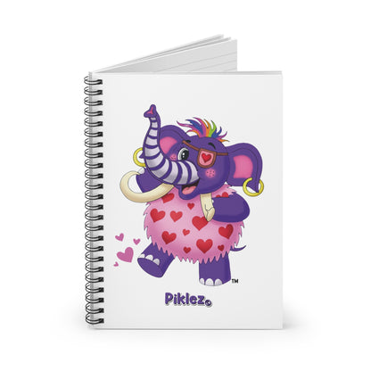 Piklez™ Spiral Notebook – Ruled Line | "Full of Love!" Graphic | Smile Universe Collection