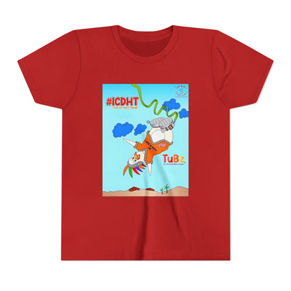 TuBz™ "I Can Do Hard Things" Youth T-Shirt | Youth Short Sleeve Tee - Motivational Kids Graphic Tee