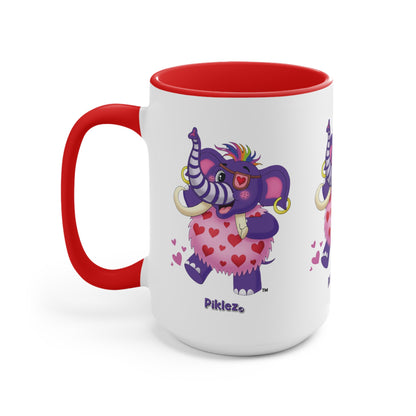 Piklez™ Accent Mug – "Full of Love!" Graphic | Smile Universe Collection