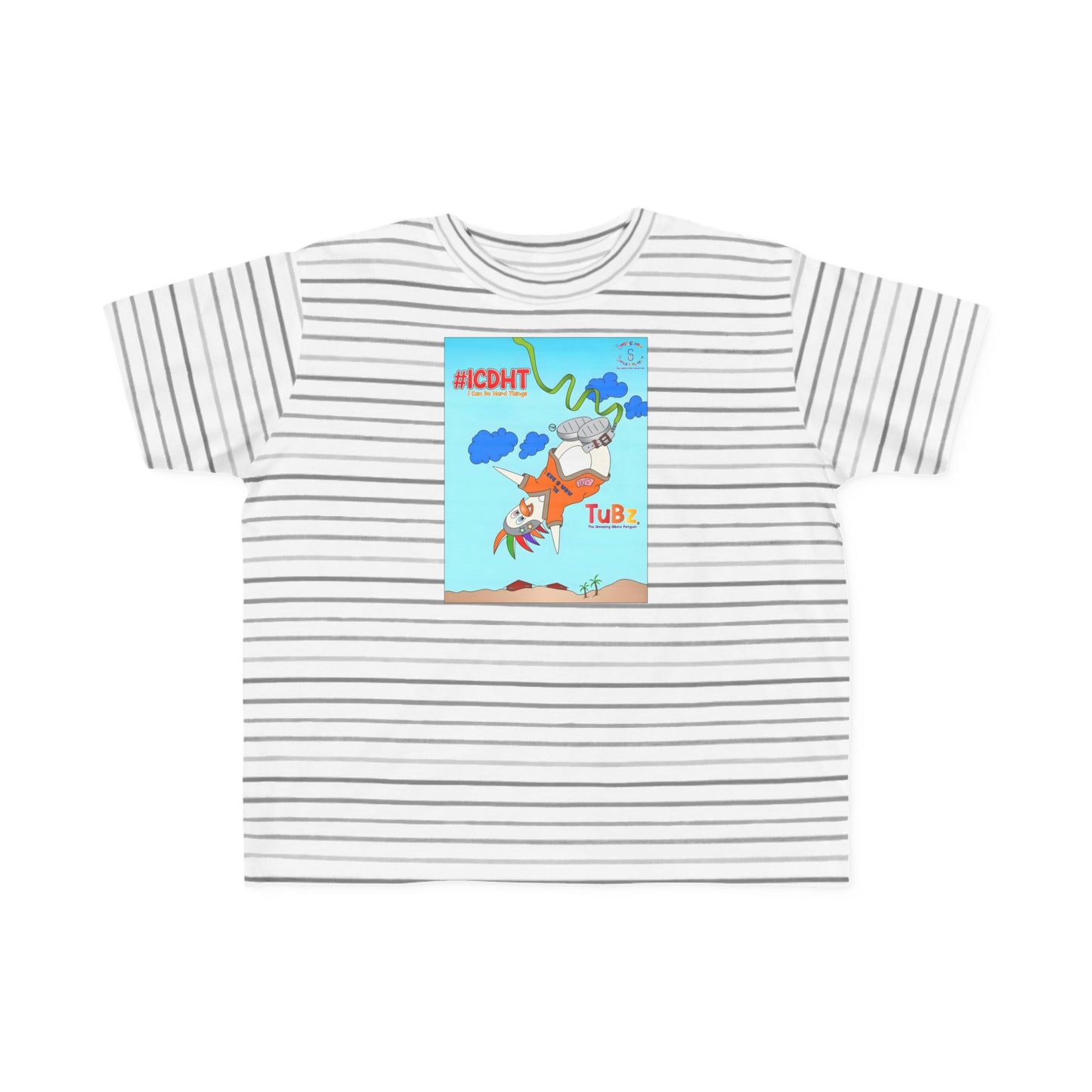 TuBz™ "I Can Do Hard Things" Toddler T-Shirt | Toddler's Fine Jersey Tee  - Positive Kids Graphic Tee