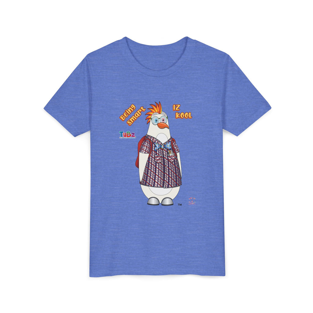 TuBz™ "Being Smart Iz Kool" Youth Graphic T-Shirt - Educational Kids Tee | TuBz4Kidz