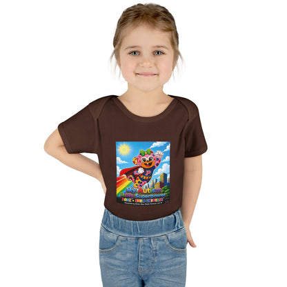 Panz™ Infant Baby Rib Bodysuit – "My Autism is My Superpower" Graphic | Smile Universe Collection