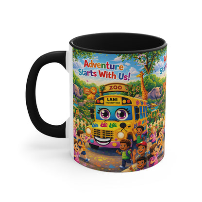 Lani™ Accent Mug – "Adventure Starts With Us!" Graphic