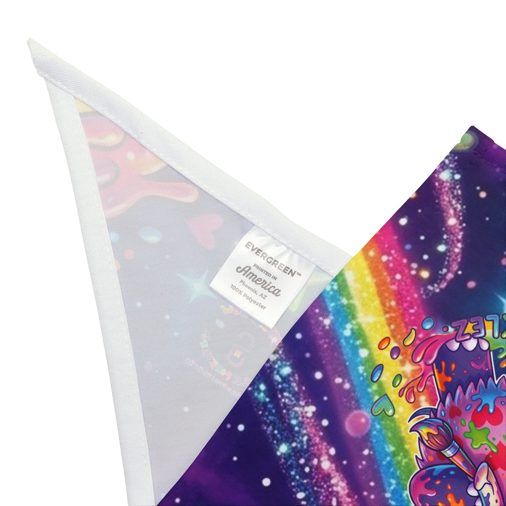 Piklez™ Pet Bandana – "Magic Paint!" Graphic | Smile Universe Collection