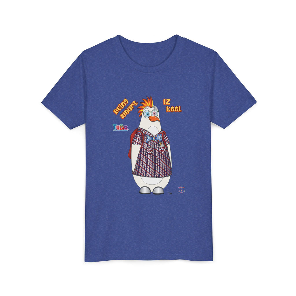 TuBz™ "Being Smart Iz Kool" Youth Graphic T-Shirt - Educational Kids Tee | TuBz4Kidz