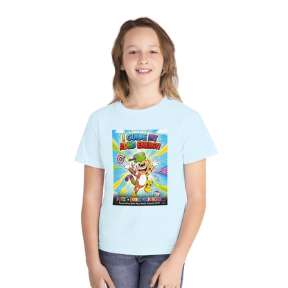 Potz™ Youth Midweight Tee – "I Guide My ADHD Energy!" Graphic Tee | Smile Universe Collection