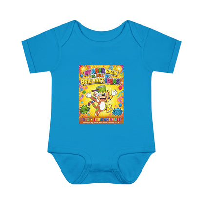 Potz™ Infant Baby Rib Bodysuit – "My ADHD Brain is Full of Brilliant Ideas!" Graphic Onesie | Smile Universe Collection