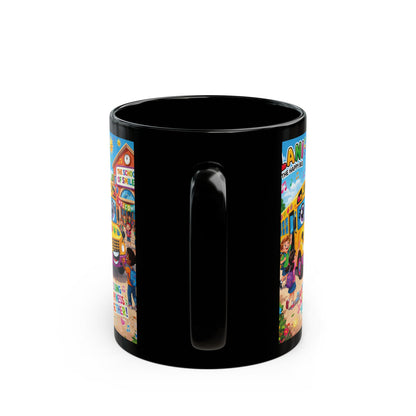 Lani™ Black Mug (11oz & 15oz) – "Let's Sing Happiness Together!" Graphic