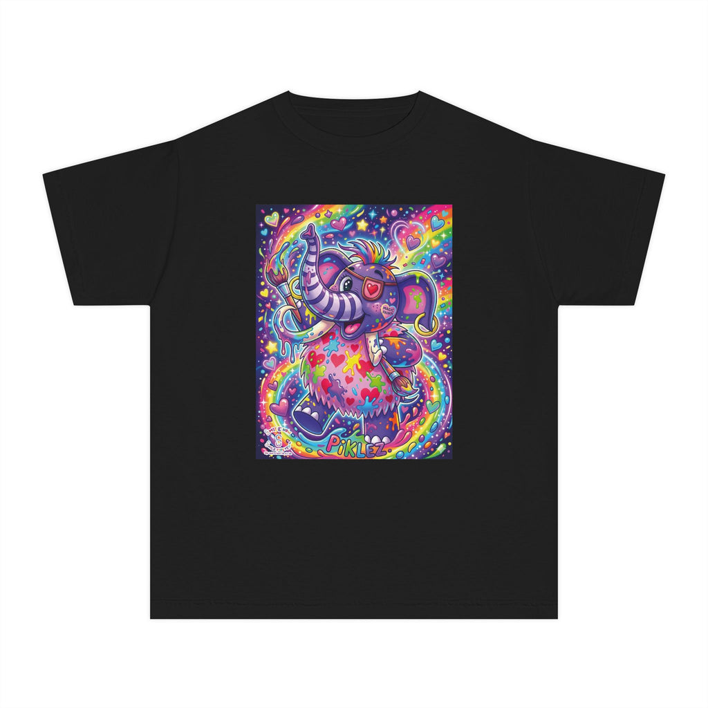Piklez™ Youth Midweight Tee – "Magic Paint!" Graphic Shirt | Smile Universe Collection