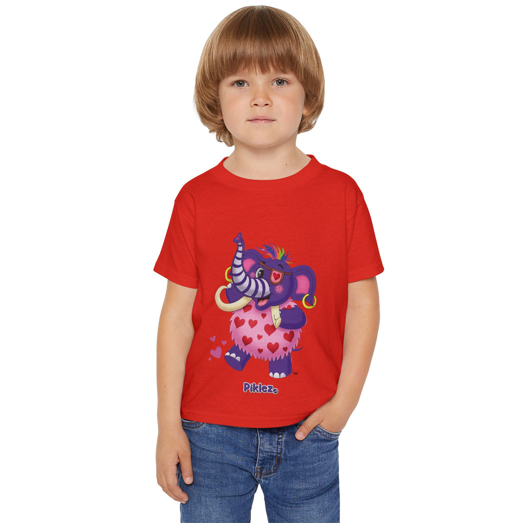 Piklez™ Heavy Cotton™ Toddler T-Shirt – "Full of Love!" Graphic Shirt | Smile Universe Collection