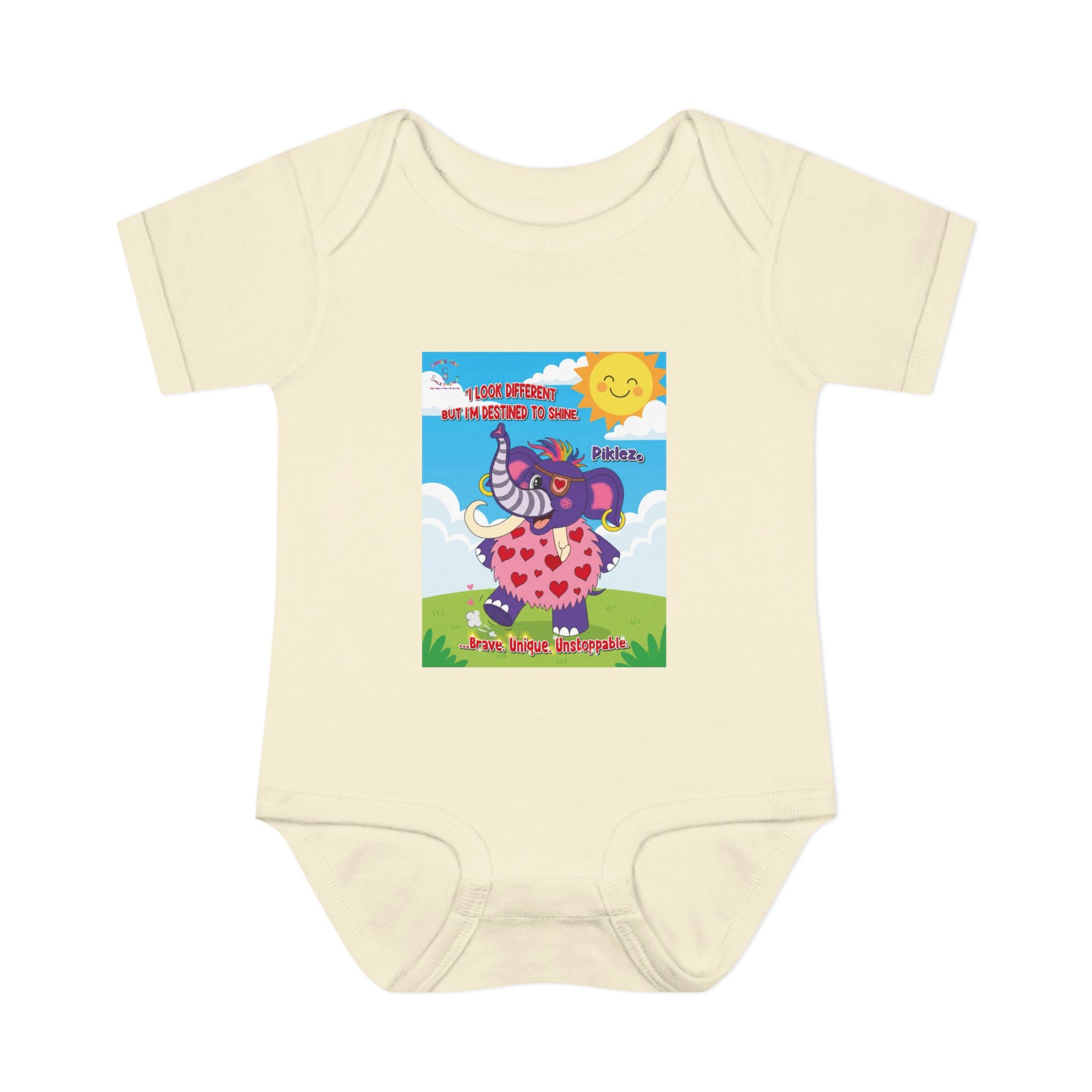 Piklez™ Infant Bodysuit – “Destined to Shine” Baby Outfit | Smile Universe Collection