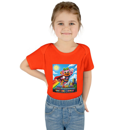 Panz™ Infant Baby Rib Bodysuit – "My Autism is My Superpower" Graphic | Smile Universe Collection