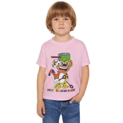 Potz™ Heavy Cotton™ Toddler T-Shirt – Playful Graphic Tee | Smile Universe Collection