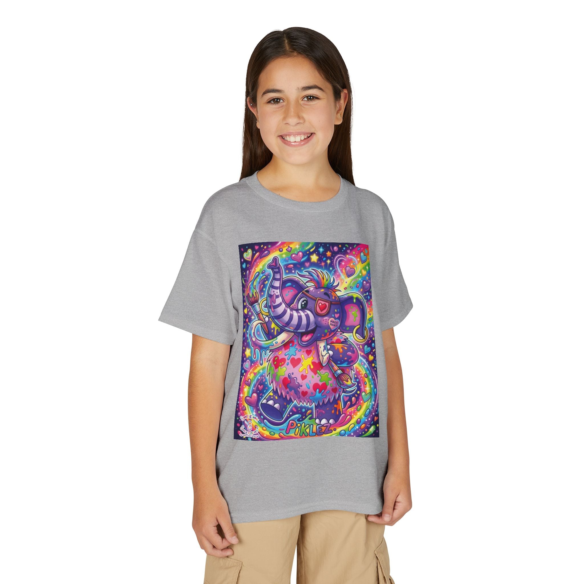 Piklez™ Youth DryBlend® T-Shirt – "Magic Paint!" Graphic Shirt | Smile Universe Collection