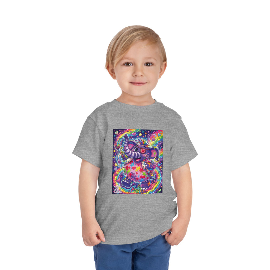 Piklez™ Toddler Short Sleeve Tee – "Magic Paint!" Graphic Shirt | Smile Universe Collection