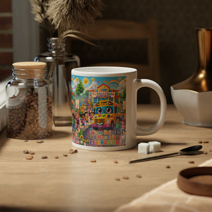 Lani™ Jumbo Mug 20oz – "Where Being Different is CELEBRATED!" Graphic