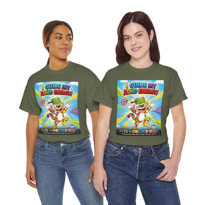 Potz™ Unisex Heavy Cotton™ Tee – "I Guide My ADHD Energy!" Graphic Tee | Smile Universe Collection