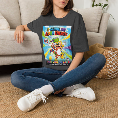 Potz™ Unisex Softstyle T-Shirt – "I Guide My ADHD Energy!" Graphic Tee | Smile Universe Collection