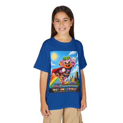 Panz™ Youth DryBlend® T-Shirt – "My Autism is My Superpower" Graphic | Smile Universe Collection