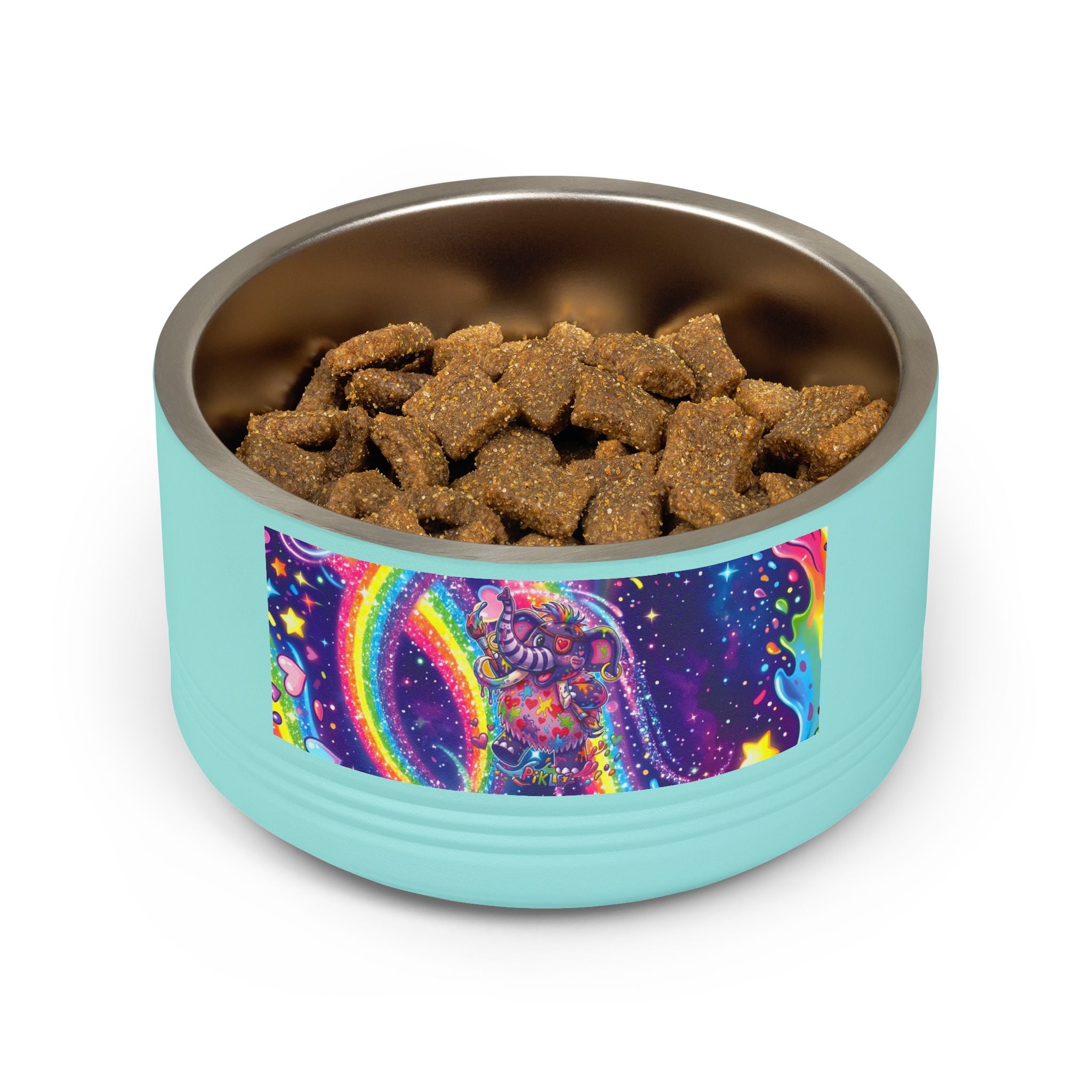 Piklez™ Pet Bowl 18oz – "Magic Paint!" Graphic | Smile Universe Collection