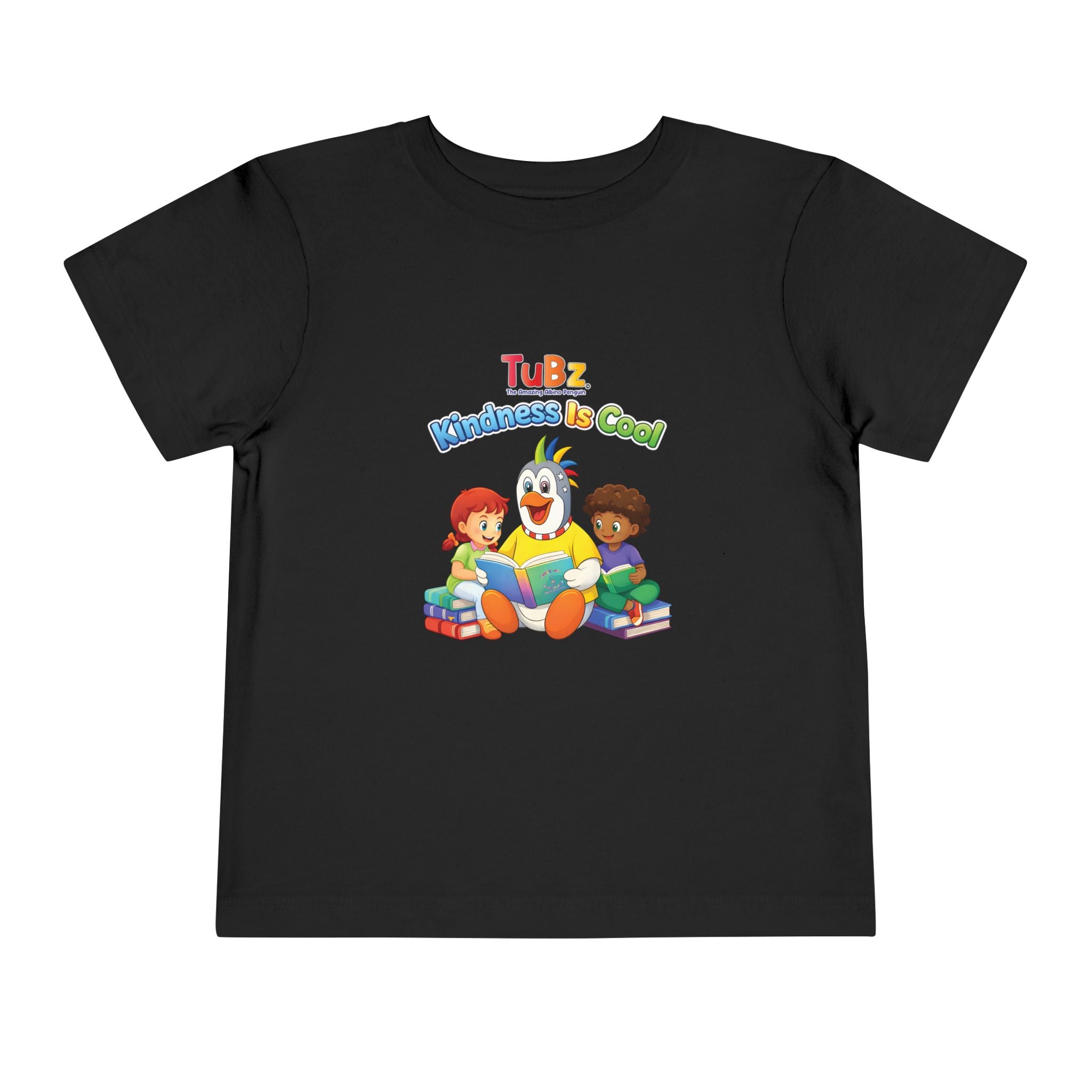 TuBz™ "Kindness Is Cool" Kids T-Shirt - Positive Message Graphic Tee | Smile Universe TuBz4Kidz