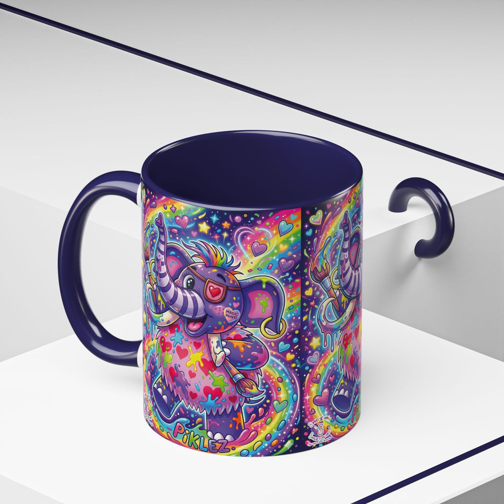 Piklez™ 15oz Ceramic Mug – "Magic Paint!" Graphic | Smile Universe Collection