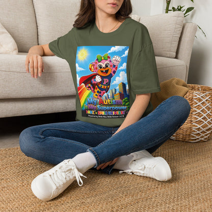 Panz™ Unisex Softstyle T-Shirt – "My Autism is My Superpower" Graphic | Smile Universe Collection