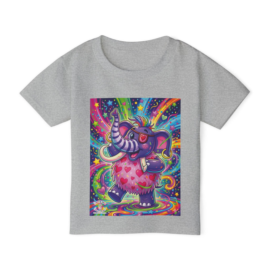 Piklez™ Heavy Cotton™ Toddler T-Shirt – "Born to Celebrate!" Graphic Shirt | Smile Universe Collection