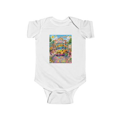 Lani™ Infant Fine Jersey Bodysuit – "Where Being Different is CELEBRATED!" Graphic