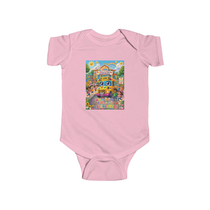 Lani™ Infant Fine Jersey Bodysuit – "Where Being Different is CELEBRATED!" Graphic
