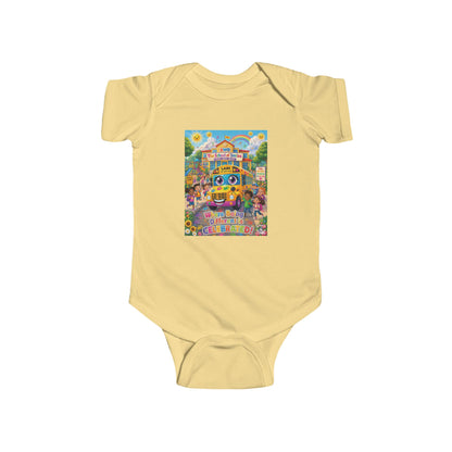 Lani™ Infant Fine Jersey Bodysuit – "Where Being Different is CELEBRATED!" Graphic