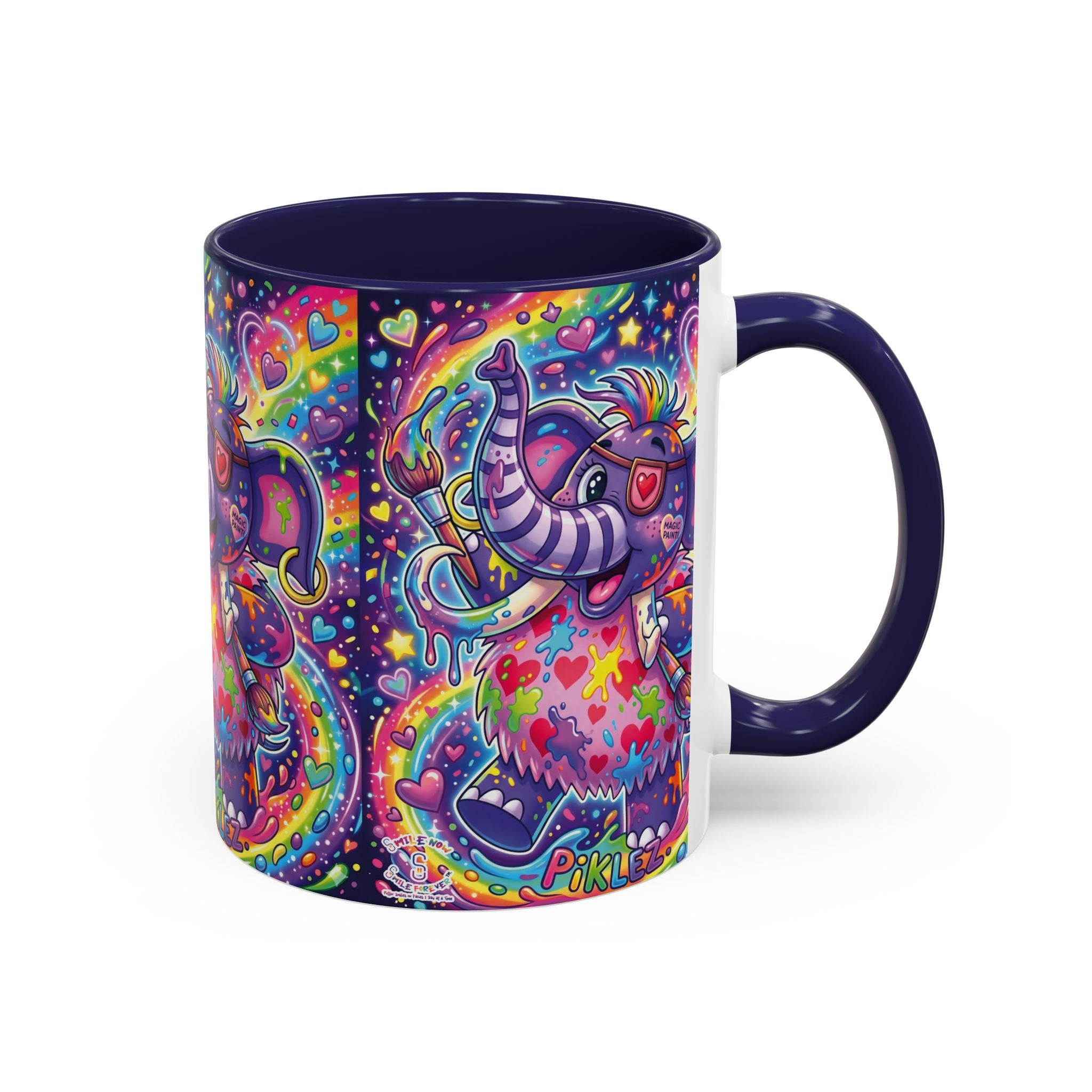 Piklez™ 15oz Ceramic Mug – "Magic Paint!" Graphic | Smile Universe Collection