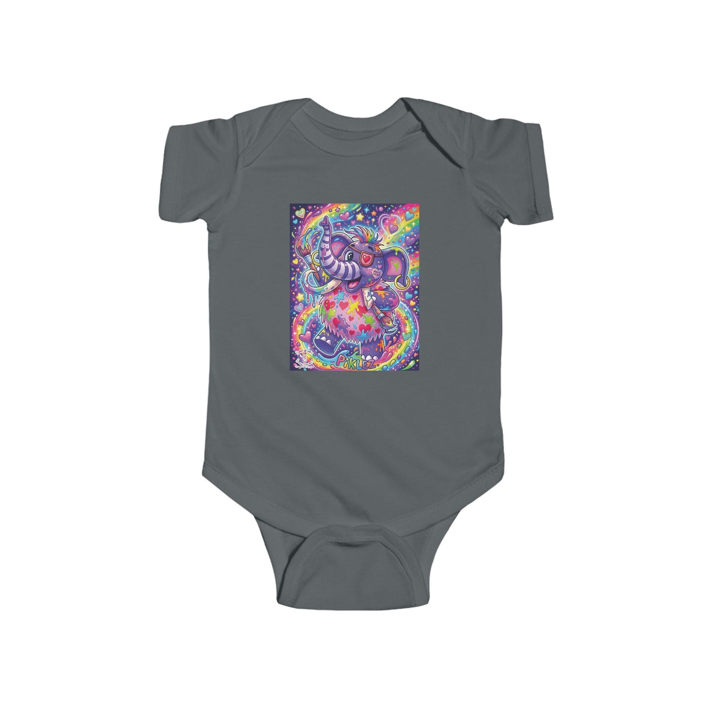 Piklez™ Infant Fine Jersey Bodysuit – "Magic Paint!" Graphic | Smile Universe Collection