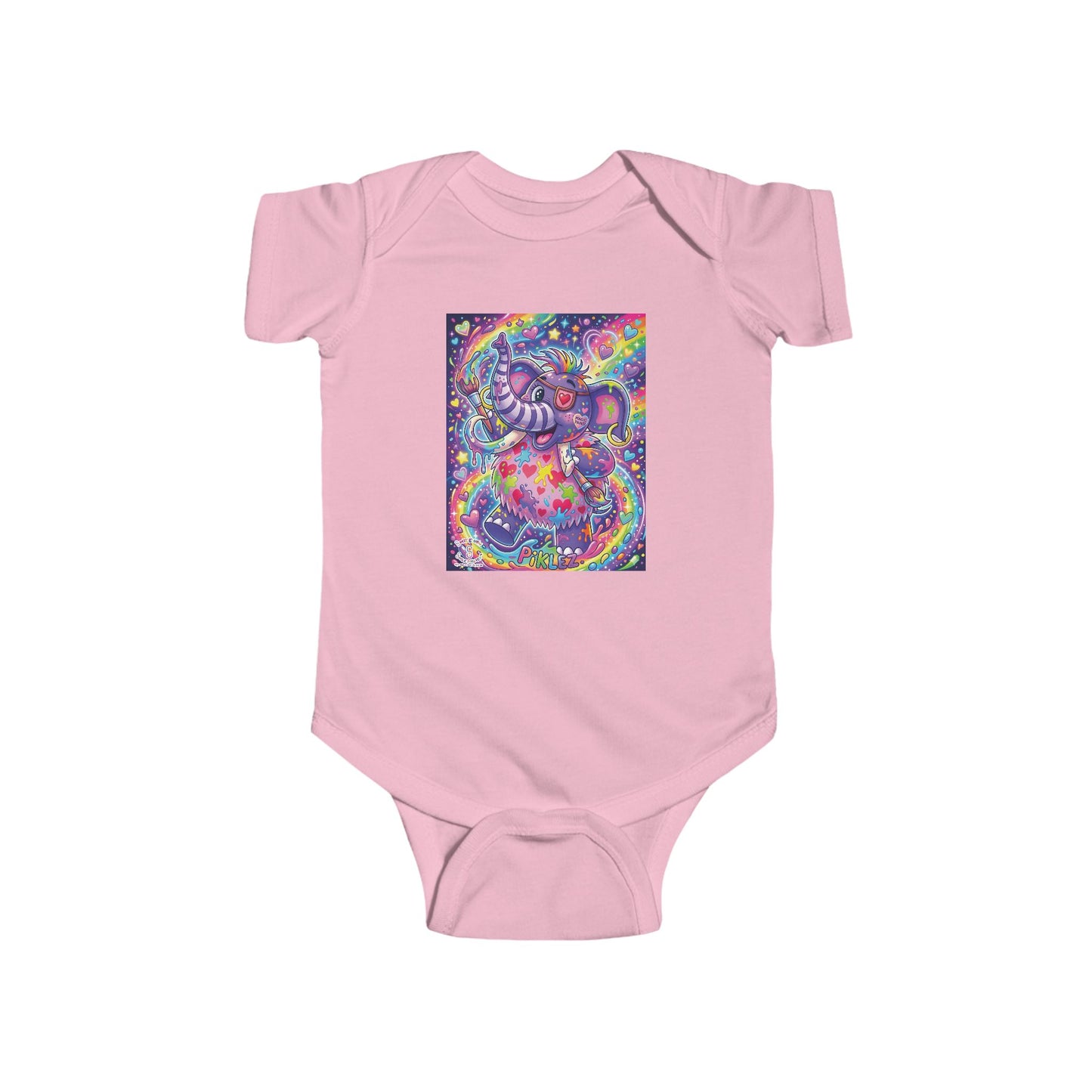 Piklez™ Infant Fine Jersey Bodysuit – "Magic Paint!" Graphic | Smile Universe Collection