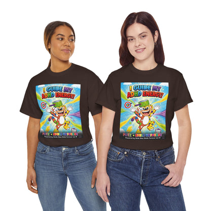 Potz™ Unisex Heavy Cotton™ Tee – "I Guide My ADHD Energy!" Graphic Tee | Smile Universe Collection