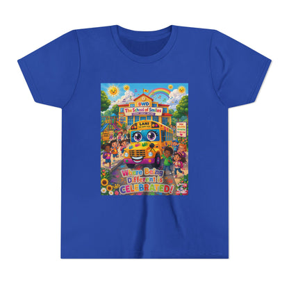 Lani™ Youth Short Sleeve Tee – "Where Being Different is CELEBRATED!" Graphic Shirt